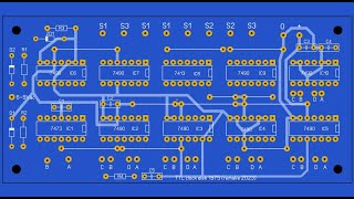 TTL clock counter pcb 1975 remake (2023)