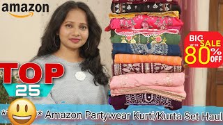 Amazon Kurti/Kurta Palazzo Dupatta Set Haul | Winter/PartyWear Special Haul | Ranjana R