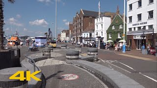 Poole Walk: Town Centre \u0026 Harbour【4K】