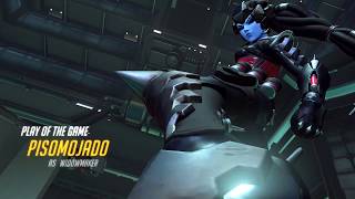 Overwatch 4v4 Team Deathmatch Widowmaker Team Kill!