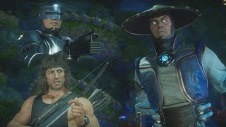 RoboCop And Rambo Refuse To Join Raiden On Fighting Kronika Together