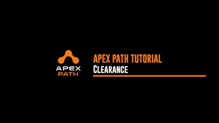 Unity Tutorial Apex Path Clearance