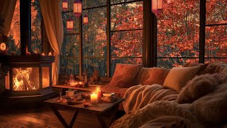 Sleep w Cozy Rain Autumn  Sleep Sounds & Relaxing Gentle Rain Sounds for Sleeping Problems