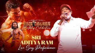 Sri Aditya Ram Live Song Performance at Global Star #RamCharan Birthday Celebrations | YouWe Media