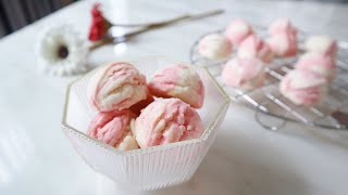 Strawberry Milk Ice Cream Cookie | คุกกี้ไอศครีม