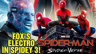 Jamie Foxx's ELECTRO BACK in Spiderman 3! Maguire & Garfield In Talks to create the SPIDER-VERSE!