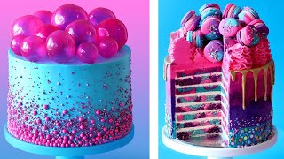 How to decorate cake 🍰 with cream sweets