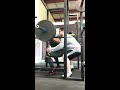 my first 405lb squat powerlifting training