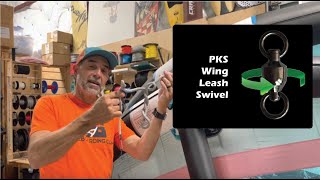 PKS wing leash swivel