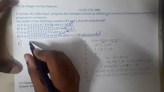 GATE CSE 2008 Q ||Algorithms || GATE Insights Version: CSE