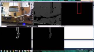 Labeling hand using Kinect & openCV