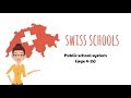 Schools in Swizerland: the public school system (age 4 to 15)