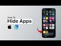 How to Hide Apps on iPhone in iOS 26?