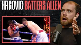 Filip Hrgovic Put A Beating On Dave Allen