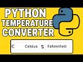 Temperature converter using python|Beginner 