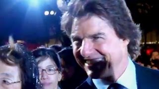 TOM CRUISE at 'Jack Reacher: Never Go Back' Japan Premiere トム・クルーズが六本木に降臨！