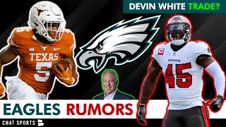 Devin White TRADE? Latest Eagles Rumors On Philadelphia Taking Bijan Robinson In 2023 NFL Draft