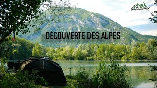 Découverte des ALPES /  pêche de la CARPE en GRAVIÈRE