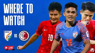 India vs Hong Kong Live Telecast - Update || Asian Cup Qualifiers 2023 || Indian Football