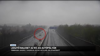 Ijesztő baleset az M3-as autópályán