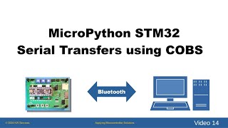 STM32 MicroPython -  Serial Transfers using COBS Frames (between STM32 and Desktop)