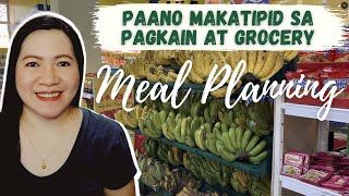 Paano Makatipid sa Pagkain: MEAL PLANNING