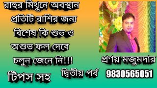 রাহুর মিথুন রাশিতে অবস্থান এর জন্য প্রতিটি রাশির কি শুভ ও অশুভ ফল পাবে