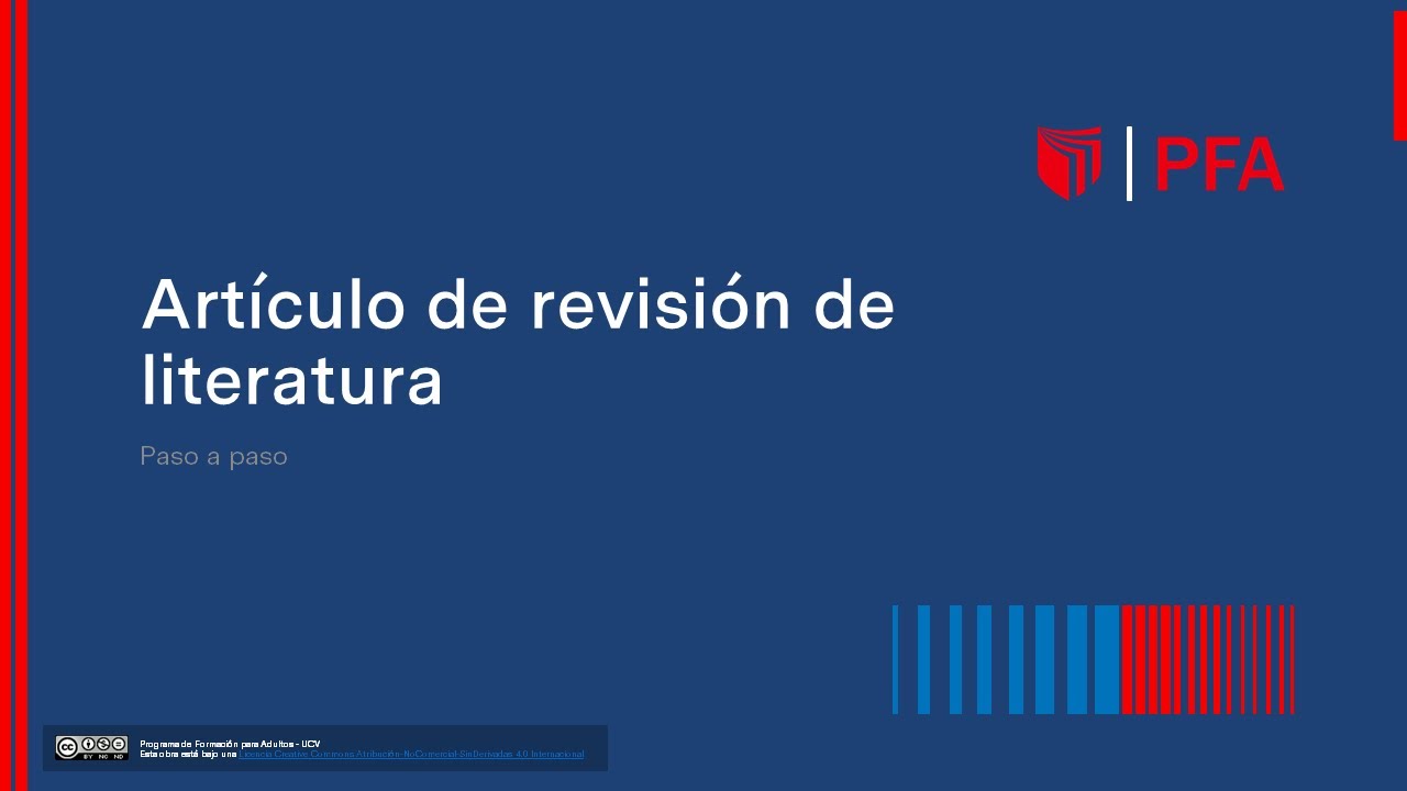 Artículo De Revisión De Literatura - YouTube