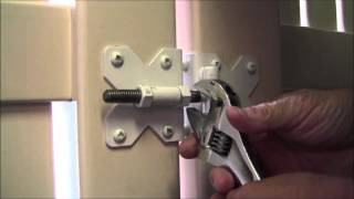 How to Adjust Your PVC Fence Gate in Under 3 Minutes