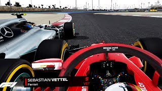 LAST TO ? CHALLENGE -Sebastian Vettel F1 2018 Bahrain GP Challenge