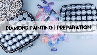 Diamond Painting -  Preparation | 2 Paintings at Once!