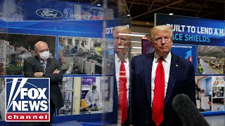 Trump tours Ford plant without mask despite warnings