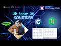 HackerRank 2D Array DS Problem Solution | Step-by-Step Coding Guide | #VineetBhardwajTrainer
