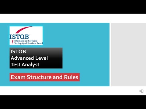 ISTQB Advanced Test Analyst | 2021 | Exam Structure And Rules | CTAL TA ...