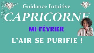 ✨CAPRICORNE ♑️ ~MI-FÉVRIER 2025 ~ ⭐️ VOUS AVANCEZ L'ESPRIT PLUS LÉGER ! ⭐️