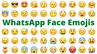 Learn Hindi and English words Meaning with Pictures | WhatsApp Face Emojis Meaning with Pictures