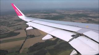 Wizzair Airbus A320 Beautiful Approach \u0026 Landing at Szczecin, Poland