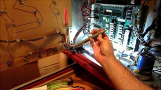 Pinball Machine Repairs - Circuit Board repairs on a 1979 Tri Zone Solid State Pinball Machine