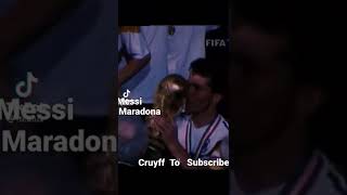 1990-2014 Messi Maradona Argentina World Cup Final#football#soccer#viral