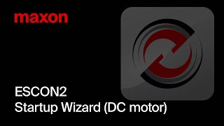 ESCON2 Startup Wizard (DC motor)