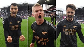 Arsenal Players Reaction Arsenal  4 - 2 Aston Villa Win  Highlights
