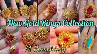 New Gold Rings 💍 Collection❤️/ Manipuri Gold Rings for Women, Antique Ring, Modern