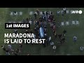 Argentine football legend Diego Maradona laid to rest | AFP