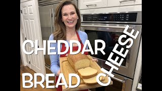 Cheddar Cheese Bread! Lots And Lots Of Cheese. Made In A Simple Loaf Pan. Easy And So Delicious!