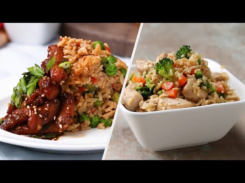 Fried rice recipe from Tasty