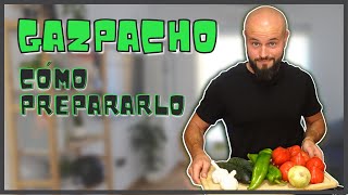 🫑How to LEARN SPANISH while preparing GAZPACHO 🍅 Vocabulary of NUTRITION 🧄 🧅 🌶 #RumboAlC1