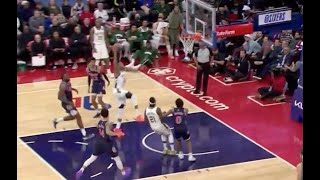 It Took Giannis Antetokounmpo 5 Steps To Go Across The Whole Court And Score 😂