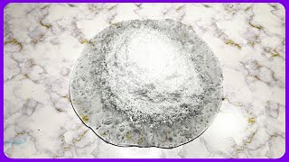 【ASMR】❄スノーパウダーをクリアスライムに混ぜたアイシースライム｜Magical snowy icee slime!!｜마법 가루 눈 슬라임