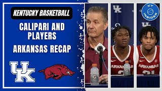 John Calipari and Former Players Talk After Upsetting Kentucky in Return to Rupp Arena with Arkansas