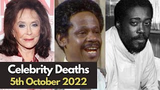 Celebrities Who Died Today 5th  October 2022 / Very Sad News / Actors Who Died Today / Good Bye